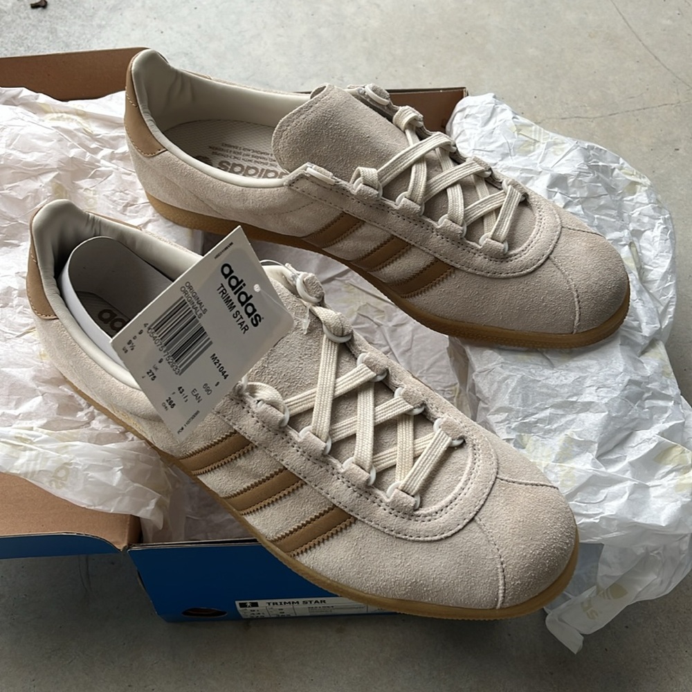 2014 adidas Trimm Star. New in box. USA 9.5 suede.